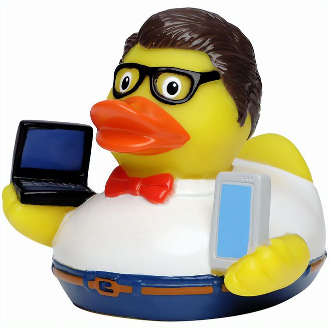 Produktabbildung Quietsche-Ente Nerd Quietsche-Ente Nerd