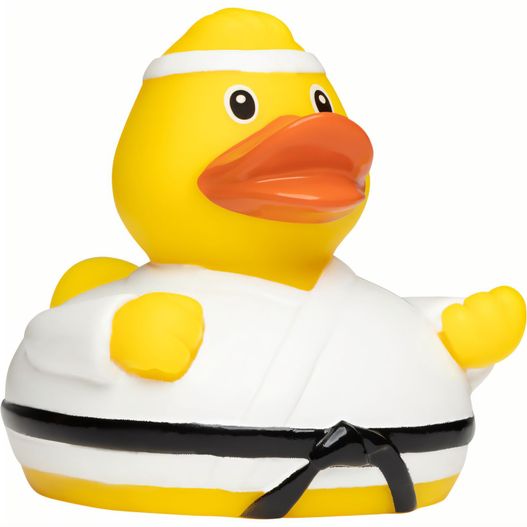 eine gummiente mit karate outfit Quietsche-Ente Kampfsport (Bild 1)