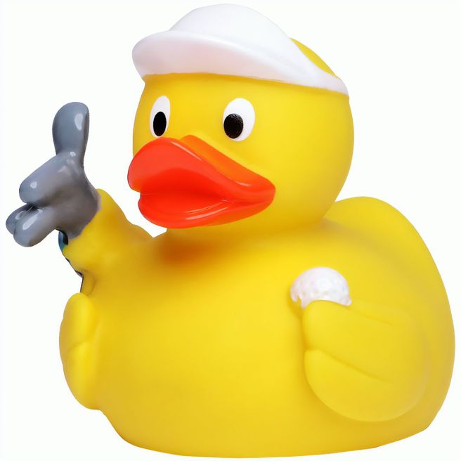 Quietsche-Ente Golfer