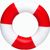 PVC Schwimmring, gestreift (Bild 1)
