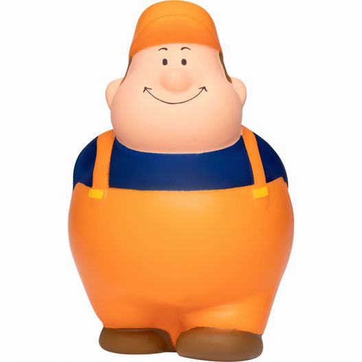 eine spielzeugfigur eines mannes mit einem orangen hut und overalls Müllmann Bert® (Bild 1)
