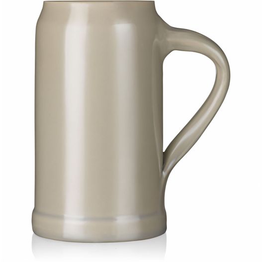 ein bierbecher mit einem griff auf weißem hintergrund Kannenbäcker Krug 1 l (Bild 1)