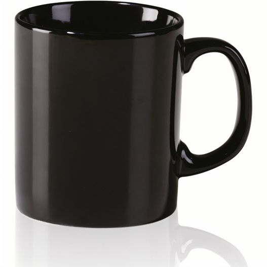 ein schwarzer kaffeebecher mit weißem hintergrund Cambridge Porzellantasse, 31 cl (Bild 1)