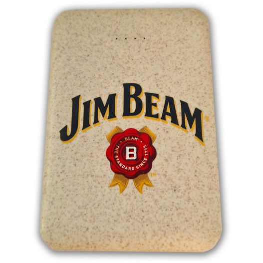 eine flasche jim strahl auf einem weißen hintergrund ECO Powerbank (Bild 1)