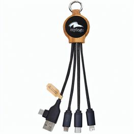 C&A Ladekabel "ECO Cable LED Round Bamboo"
