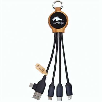 Produktabbildung C&A Ladekabel "ECO Cable LED Round Bamboo" C&A Ladekabel "ECO Cable LED Round Bamboo"