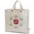 Schwere Baumwolltasche mit kurzen Henkeln (Bild 2)