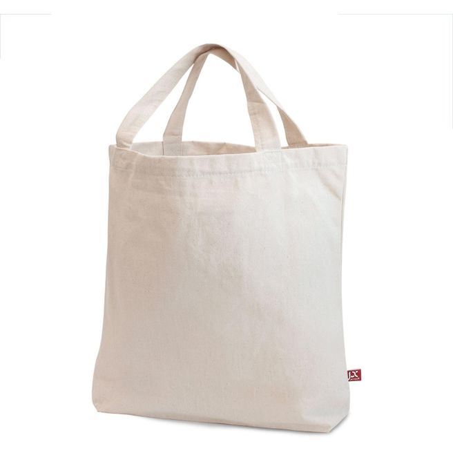 Schwere Baumwolltasche mit kurzen Henkeln