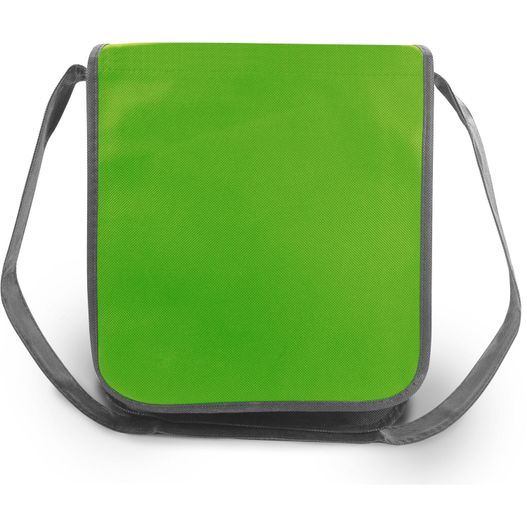 eine grüne und graue tasche mit einem gurt Umhängetasche mit Tragegurt (Bild 1)