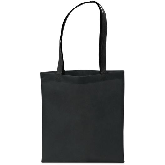 eine schwarze tasche mit einem schwarzen griff Tragetasche mit langen Henkeln (Bild 1)