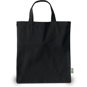 TRIER – Tragetasche aus schwerer, recycelter Baumwolle mit kurzen Henkeln