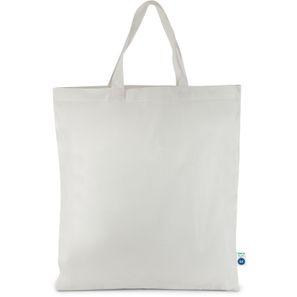 Tragetasche aus ECOVERO™ Holzfasern mit kurzen Henkeln (Made in EU)