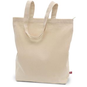 OTTAWA – Schwere Baumwolltasche mit Reißverschluss und langen Henkeln