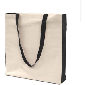 Baumwolltasche mit Boden- Seitenfalte