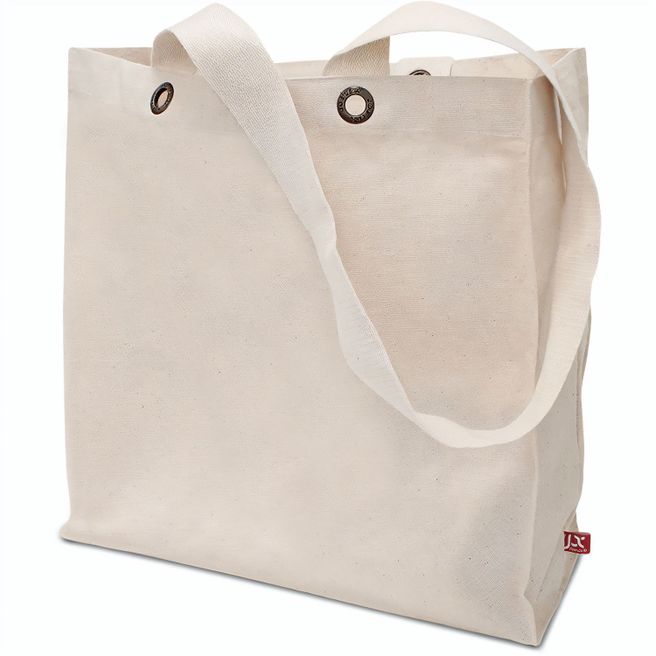 KOCHI – Schwere Baumwolltasche mit Boden- und Seitenfalte