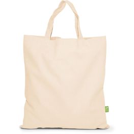Produktabbildung BIO-Baumwolltasche mit kurzen Henkeln BIO-Baumwolltasche mit kurzen Henkeln