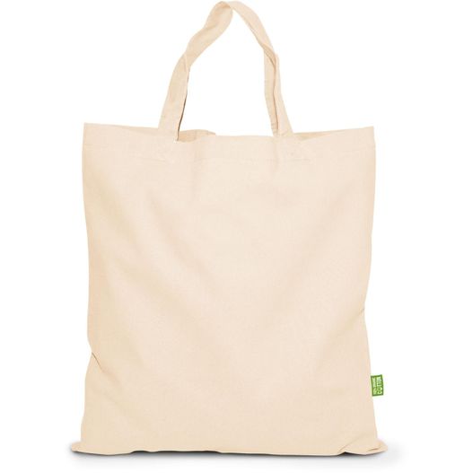 BIO-Baumwolltasche mit kurzen Henkeln (Bild 1)