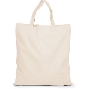 Baumwolltasche mit kurzen Henkeln