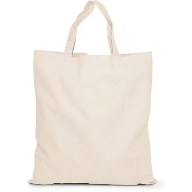 Baumwolltasche mit kurzen Henkeln