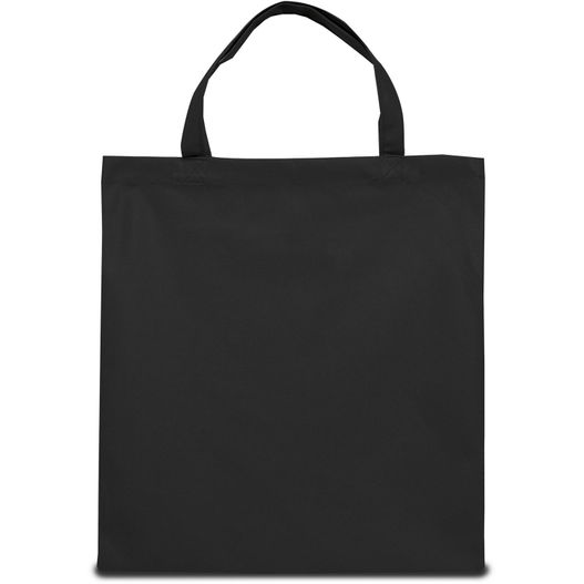 eine schwarze tasche mit einem griff Tragetasche mit kurzen Henkeln (Bild 1)