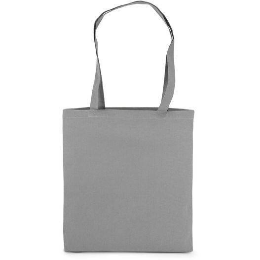 eine graue tasche mit griff RIAD – Baumwolltasche mit langen Henkeln (Bild 1)