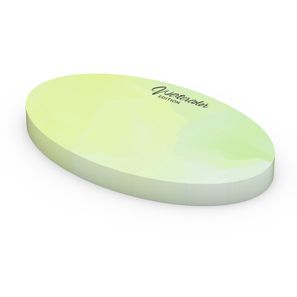 Haftnotiz Form 125 × 72 Recycling, Oval