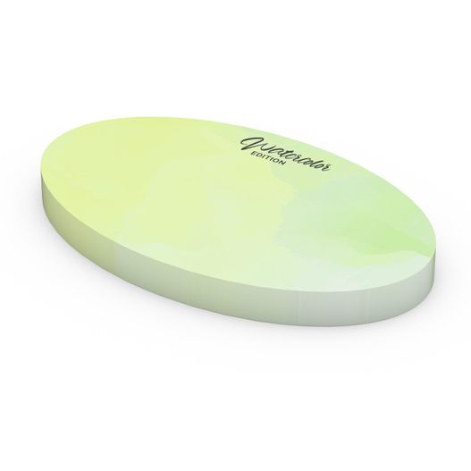 Produktabbildung Haftnotiz Form 125 × 72 Recycling, Oval Haftnotiz Form 125 × 72 Recycling, Oval (Bild 1)