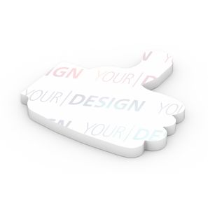 Haftnotiz Form 100 × 72, 100 Blatt, Daumen