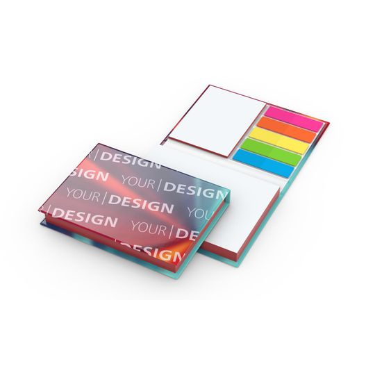 Produktabbildung Haftnotiz-Set Prag Bookcover White Bestseller, gloss-individuell, Farbschnitt rot Haftnotiz-Set Prag Bookcover White Bestseller, gloss-individuell, Farbschnitt rot (Bild 1)