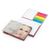 Haftnotiz-Set Prag Bookcover White Bestseller, gloss-individuell, Farbschnitt rot (Bild 2)