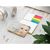 Haftnotiz-Set Prag Bookcover White Bestseller, matt-individuell, Farbschnitt gelb (Bild 3)