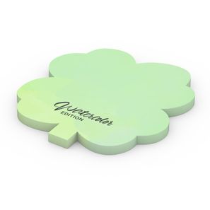 Haftnotiz Form 100 × 72, 50 Blatt, Kleeblatt