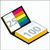 Haftnotiz-Set Wien Bookcover White Bestseller, gloss-individuell, Farbschnitt gelb (Bild 4)