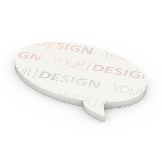 Haftnotiz Form 100 × 72 Recycling, Sprechblase (Bild 1)