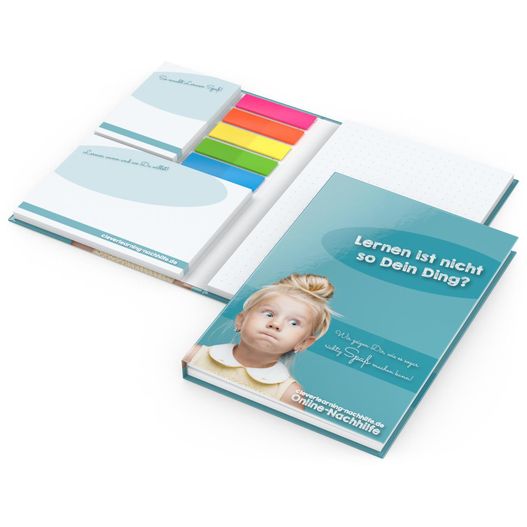 Produktabbildung Haftnotiz-Set Helsinki Bookcover Individuell, gloss-individuell Haftnotiz-Set Helsinki Bookcover Individuell, gloss-individuell (Bild 1)