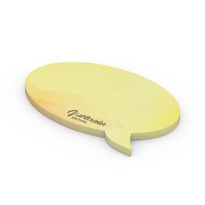 Haftnotiz Form 100 × 72, 50 Blatt, Sprechblase