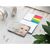 Haftnotiz-Set Prag Bookcover White Bestseller, matt-individuell, Farbschnitt blau (Bild 3)
