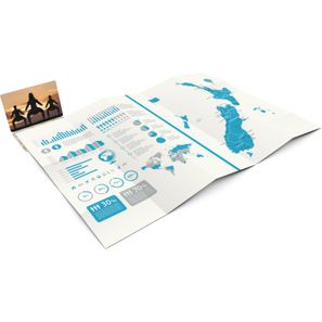 Faltplan Concept-Card Large Recycling, 50, Offsetdruck