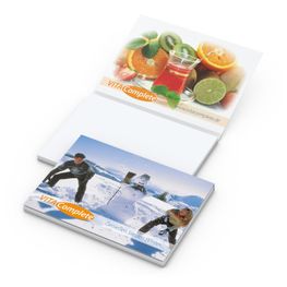 Haftnotiz Cover Karton White 100 × 72 Bestseller, gloss-individuell