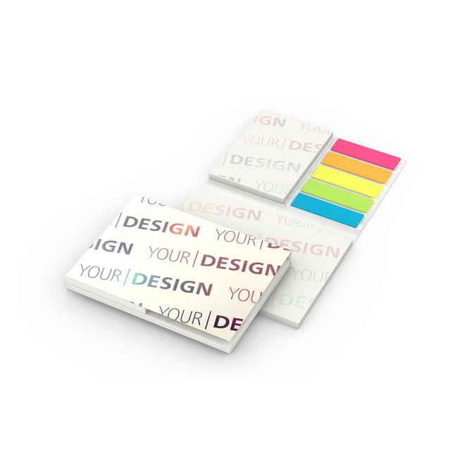 Haftnotiz-Set Brüssel Softcover Individuell Recycling