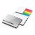 Haftnotiz-Set Budapest Bookcover White Bestseller, matt-individuell, Farbschnitt schwarz (Bild 2)