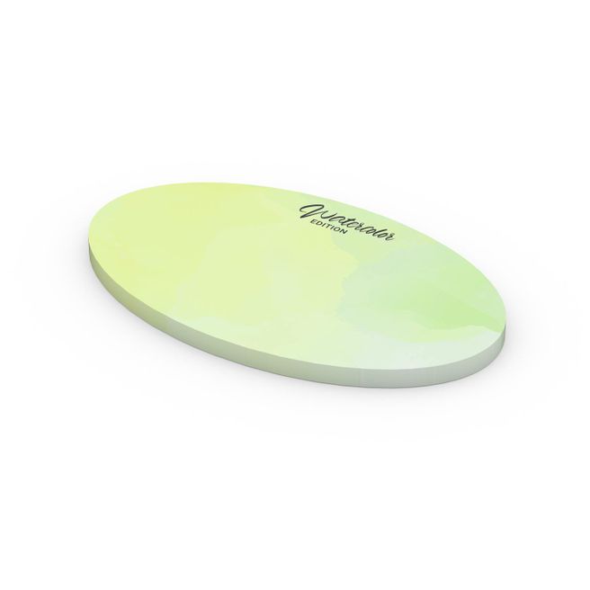 Produktabbildung Haftnotiz Form 125 × 72, 50 Blatt, Oval Haftnotiz Form 125 × 72, 50 Blatt, Oval