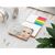 Haftnotiz-Set Prag Bookcover White Bestseller, matt-individuell, Farbschnitt orange (Bild 3)