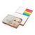 Haftnotiz-Set Prag Bookcover White Bestseller, matt-individuell, Farbschnitt orange (Bild 2)