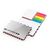 Haftnotiz-Set Budapest Bookcover White Bestseller, gloss-individuell, Farbschnitt rot (Bild 2)