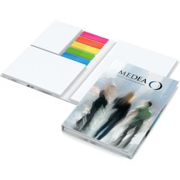 Produktabbildung Haftnotiz-Set Helsinki Bookcover White, gloss-individuell Haftnotiz-Set Helsinki Bookcover White, gloss-individuell
