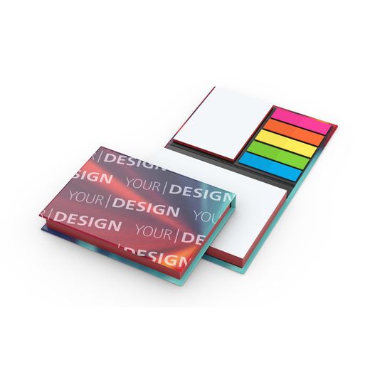 Produktabbildung Haftnotiz-Set Wien Bookcover White Bestseller, matt-individuell, Farbschnitt rot Haftnotiz-Set Wien Bookcover White Bestseller, matt-individuell, Farbschnitt rot (Bild 1)