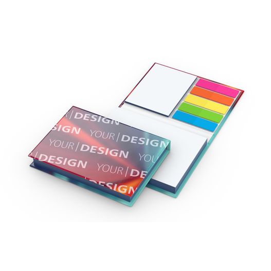 Produktabbildung Haftnotiz-Set Prag Bookcover White Bestseller, gloss-individuell, Farbschnitt blau Haftnotiz-Set Prag Bookcover White Bestseller, gloss-individuell, Farbschnitt blau (Bild 1)