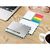 Haftnotiz-Set Budapest Bookcover White Bestseller, gloss-individuell, Farbschnitt grün (Bild 2)