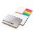 Haftnotiz-Set Budapest Bookcover White Bestseller, matt-individuell, Farbschnitt orange (Bild 2)